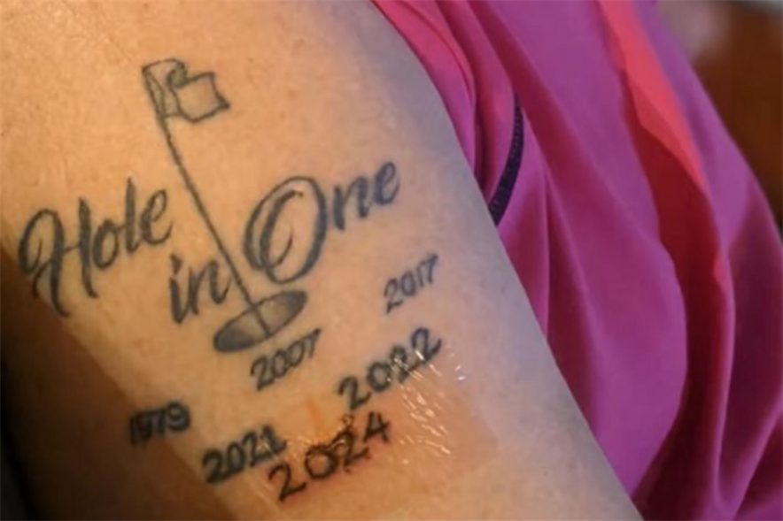 Holes-in-one golftattoos