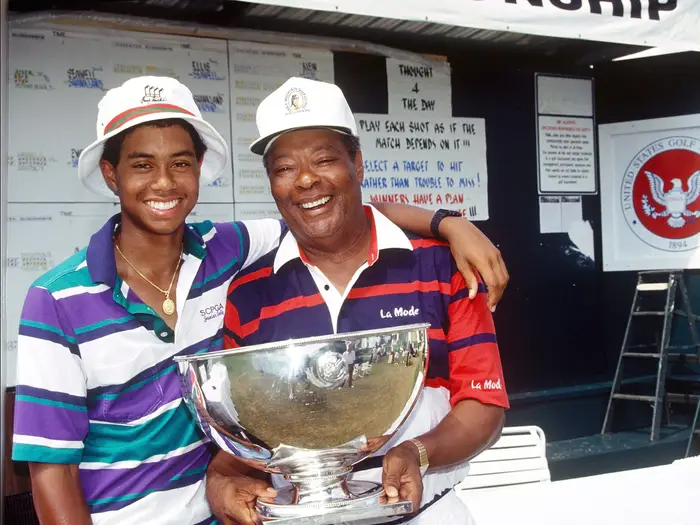 Tiger en Earl Woods