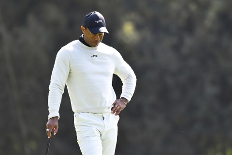 Tiger Woods tijdens The Genesis Invitational