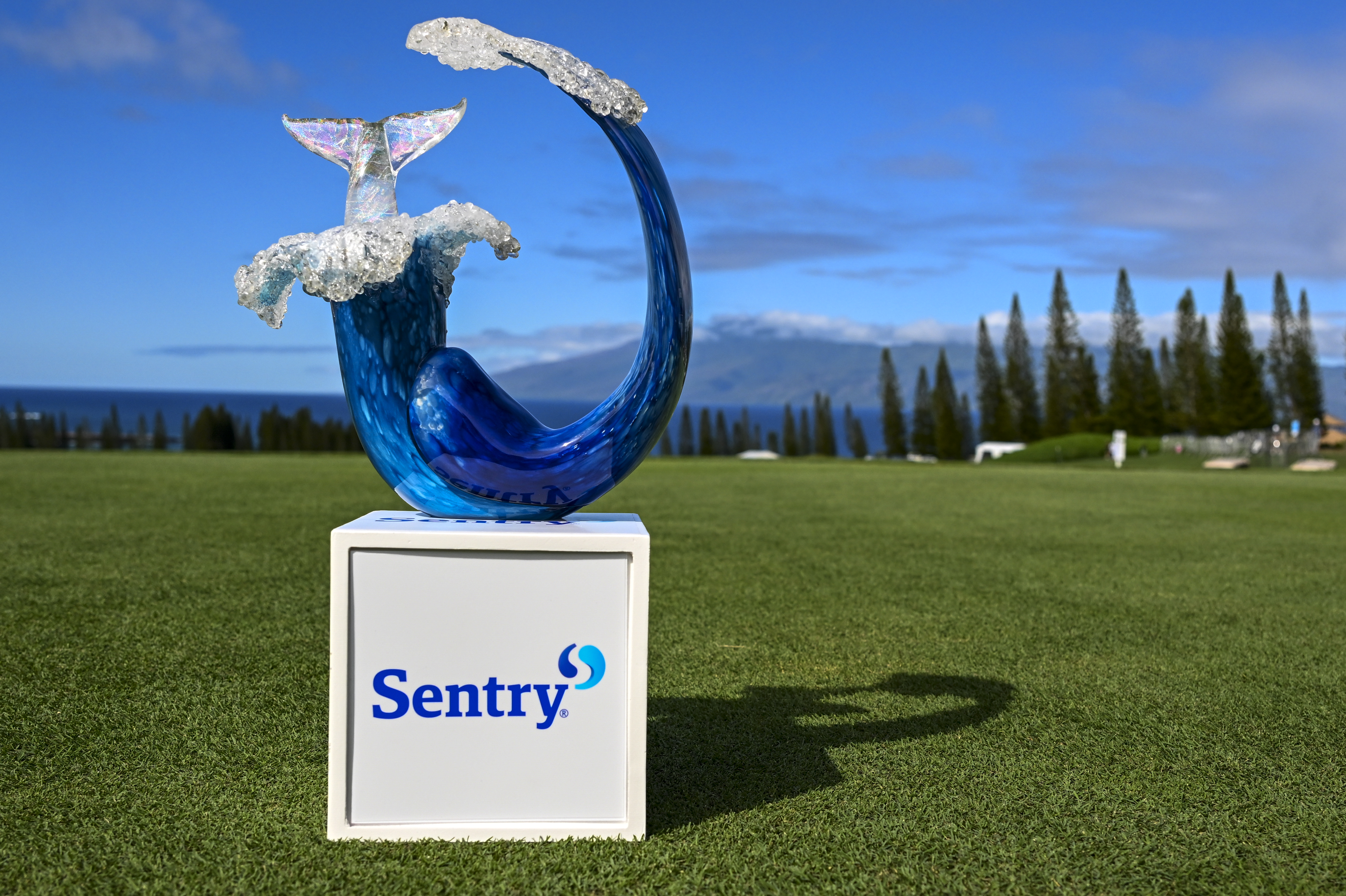 The Sentry Champions tournament trophy