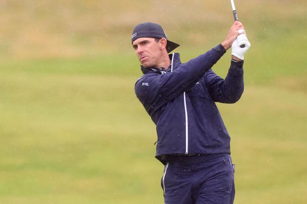 Billy Horschel pet achterstevoren