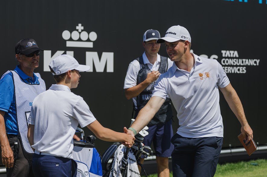 Rod Sambeeck Beat the Pro op het KLM Open met de 13-jarige Rhoan van Sambeeck: 'Ik ...