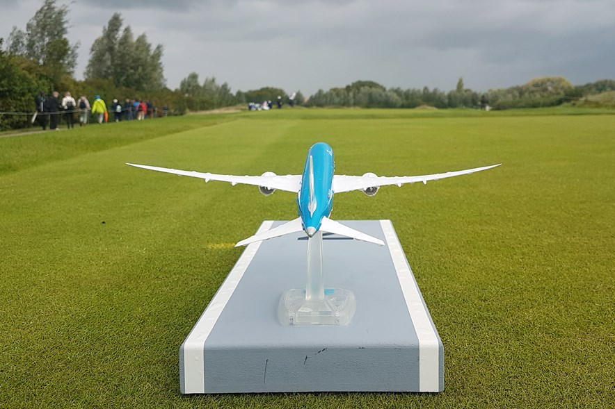 KLM vliegtuig als teemarker