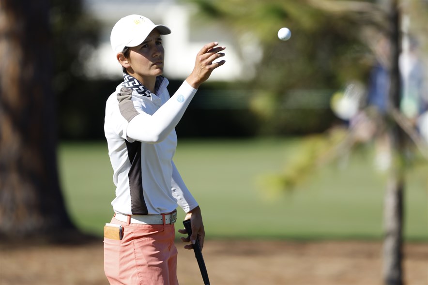 De Nederlandse topgolfster Dewi Weber tijdens The Annika op de LPGA in 2024