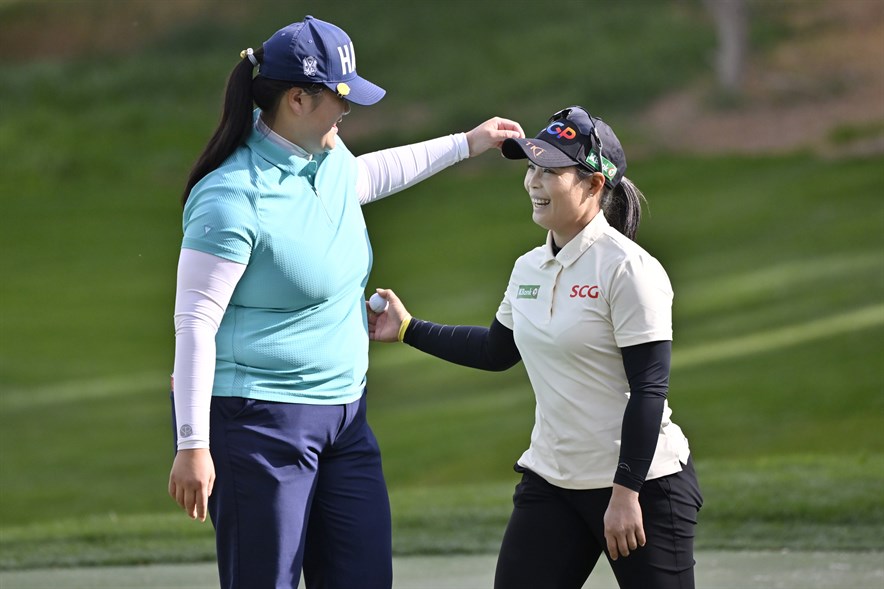 Angel Yin en Moriya Jutanugarn