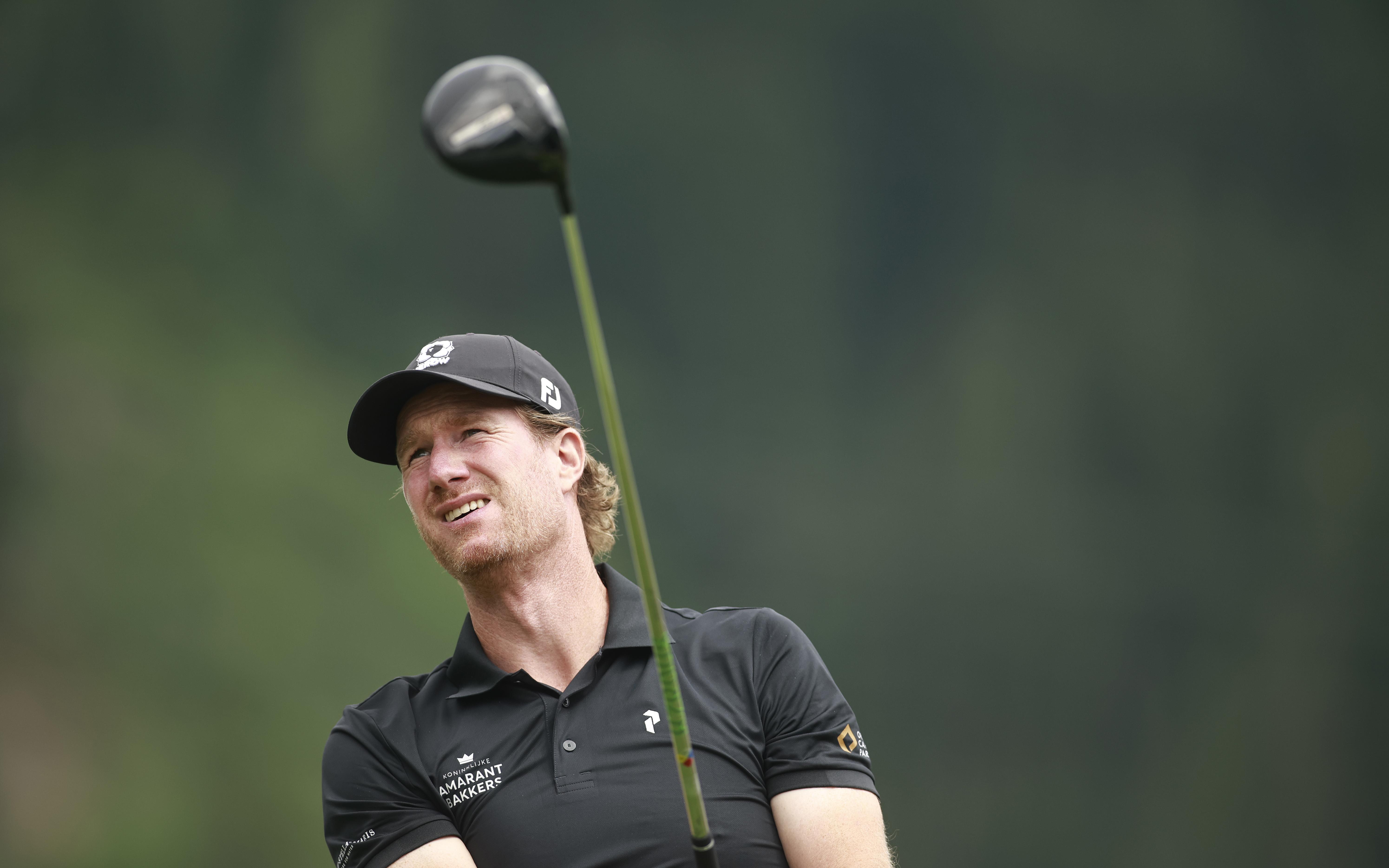 De Nederlandse topgolfer Wil Besseling tijdens het Interwetten Open in Oostenrijk in 2025