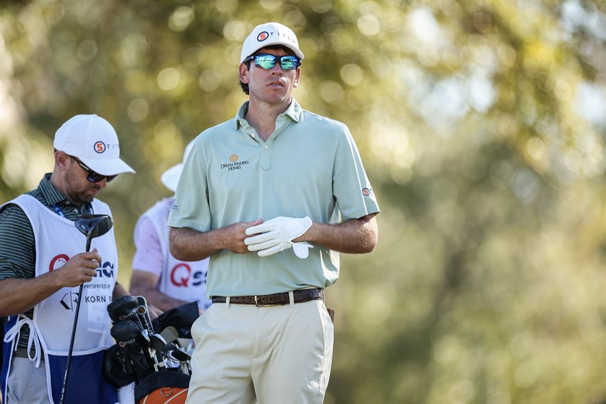 De Amerikaanse topgolfer Ben Kohles in actie tijdens Q-School voor de PGA Tour