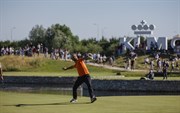 De Nederlandse topgolfer Joost Luiten tijdens het KLM Open van 2024 op The International