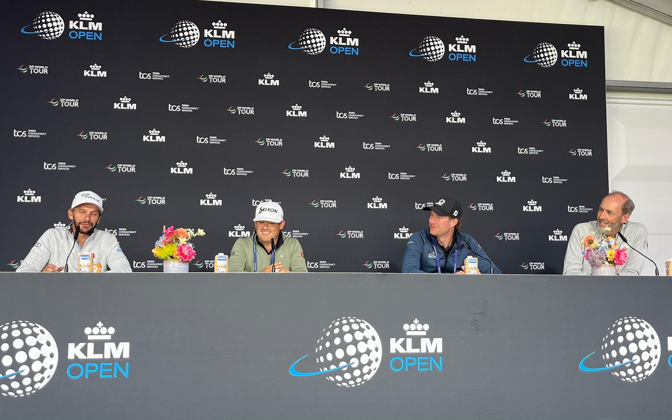 joost luiten, darius van driel, wil besseling en toernooidirecteur daan slooter