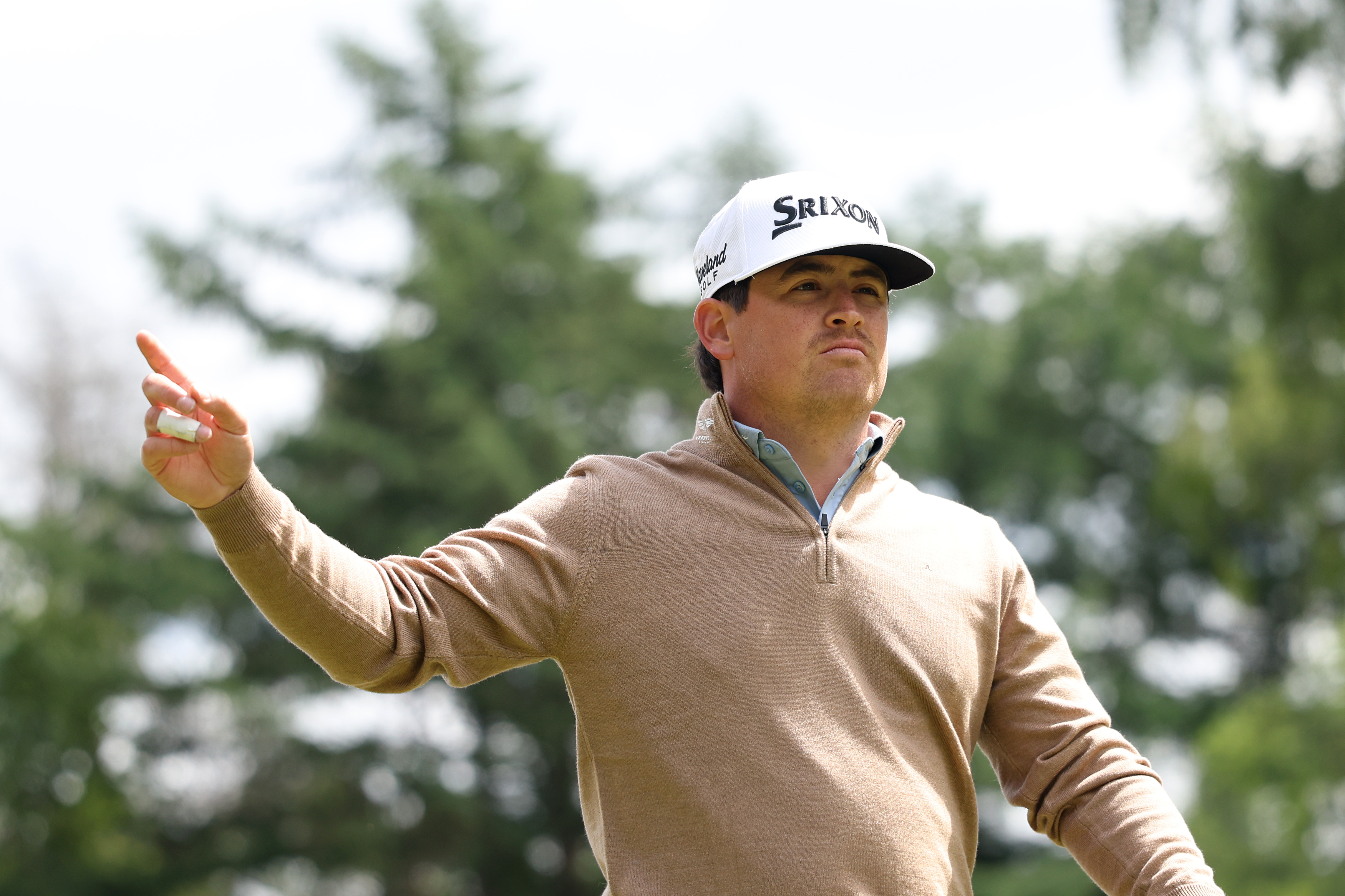 De Nederlandse topgolfer Darius van Driel tijdens het Soudal Open van 2025 op de DP World Tour in België