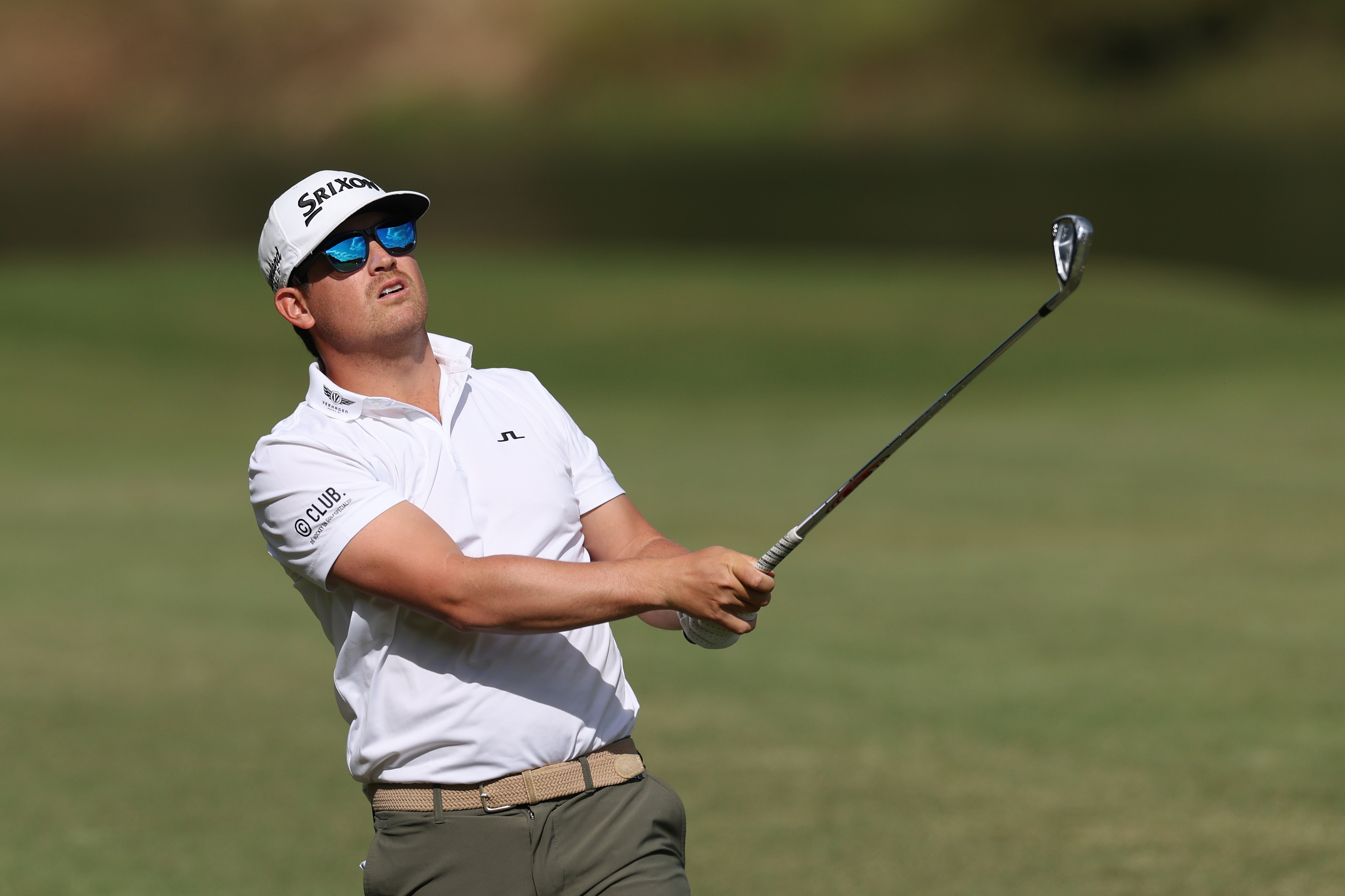 De Nederlandse topgolfer Darius van Driel tijdens het Genesis Championship in Zuid-Korea op de DP World Tour