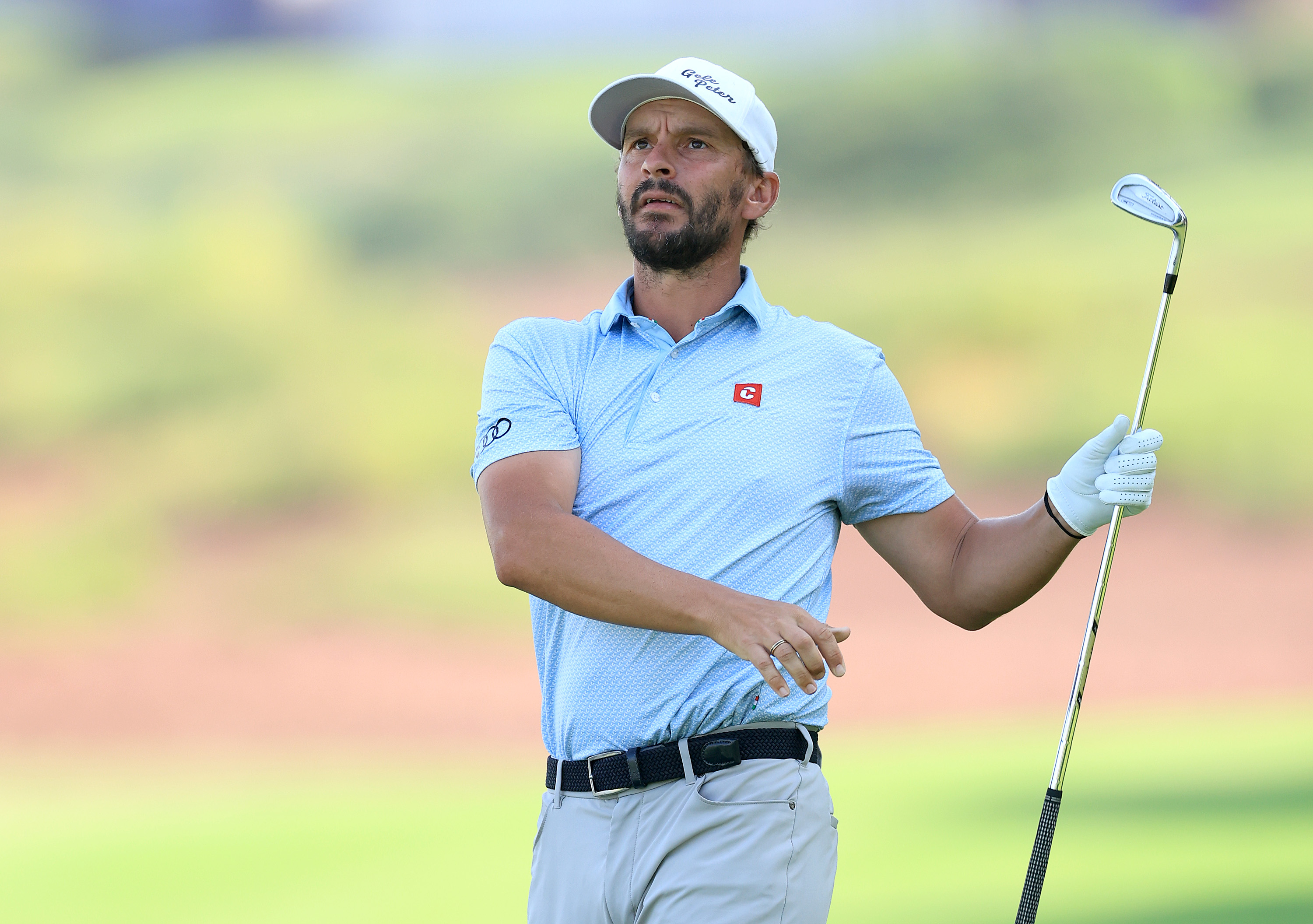 De Nederlandse topgolfer Joost Luiten tijdens het DP World Tour Championship in 2025