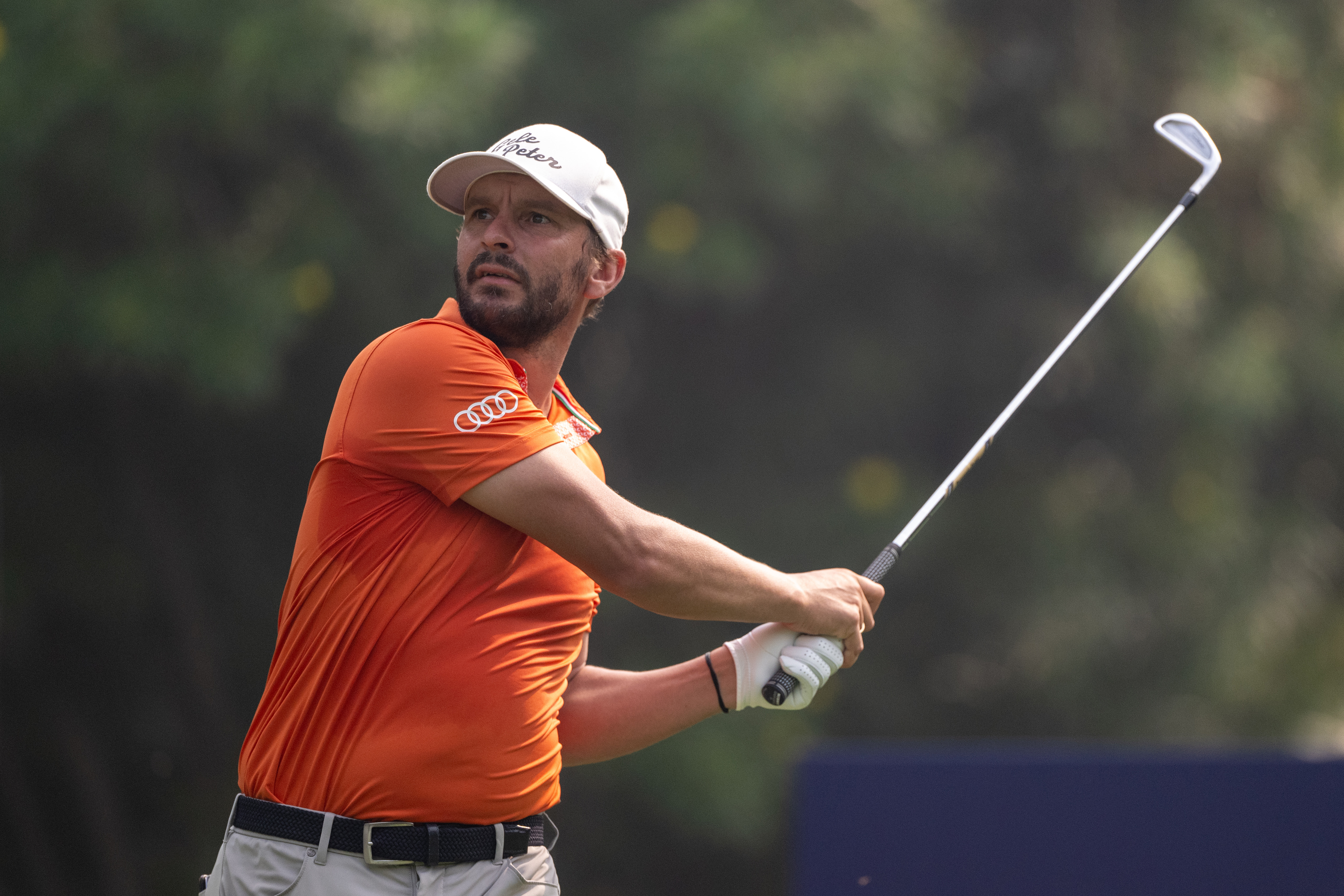 De Nederlandse topgolfer Joost Luiten tijdens het DP World India Championship in 2025