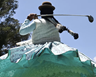 Boliviaanse golfster Martha Mamani