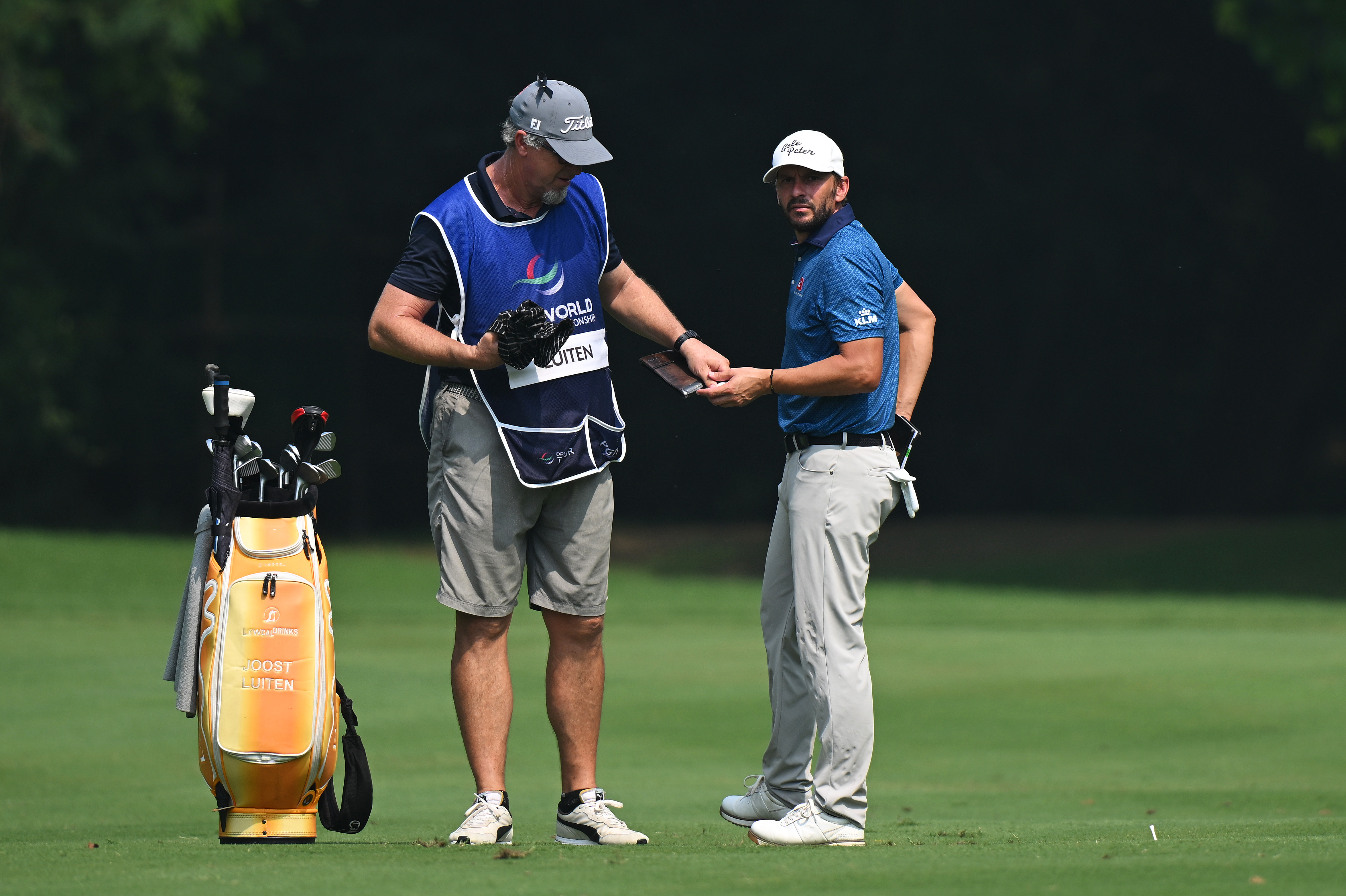 De Nederlandse topgolfer Joost Luiten tijdens het DP World India Championship in 2025 op de Europese Tour