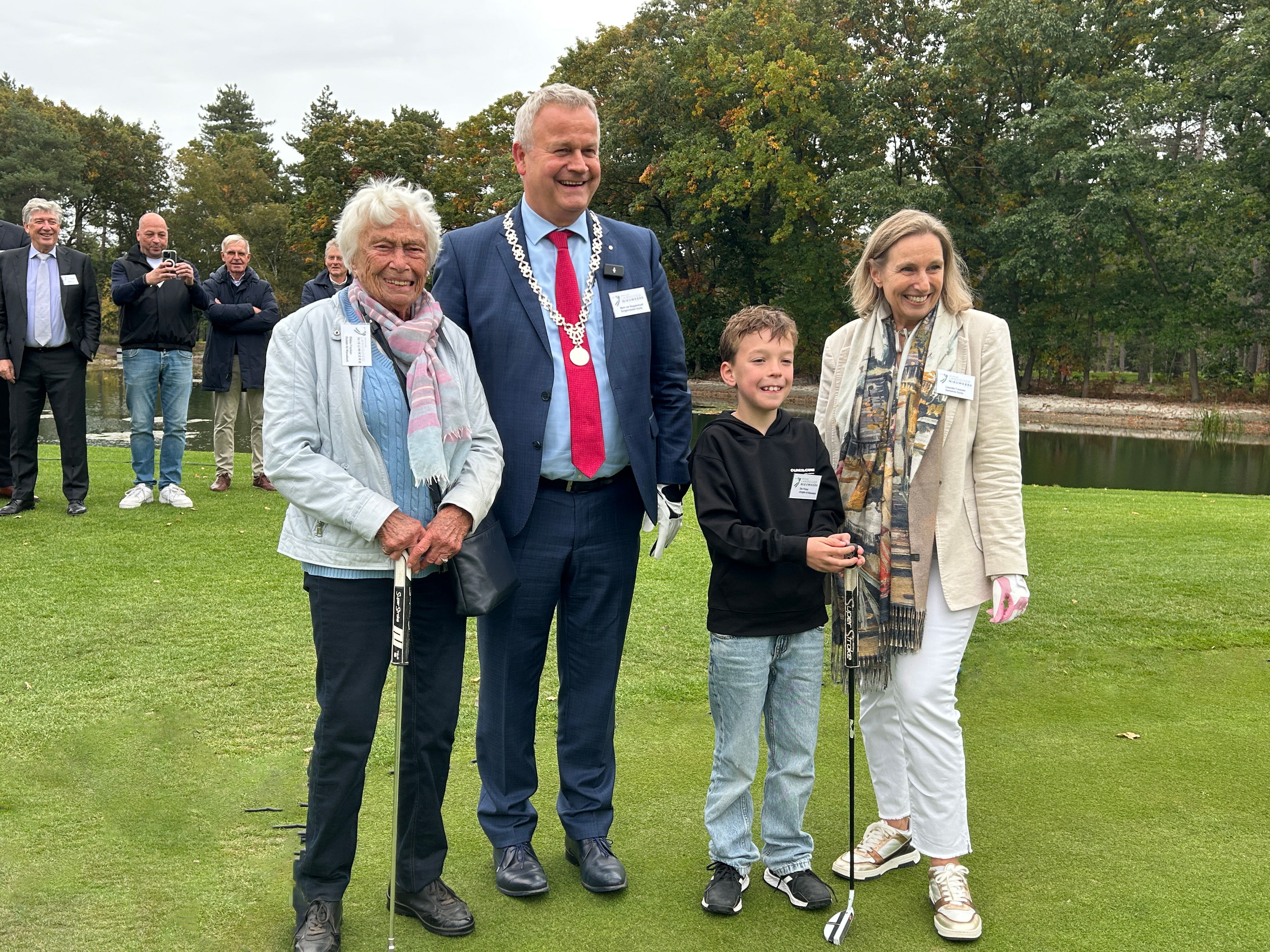 Oudste en jongste lid landgoed nieuwkerk