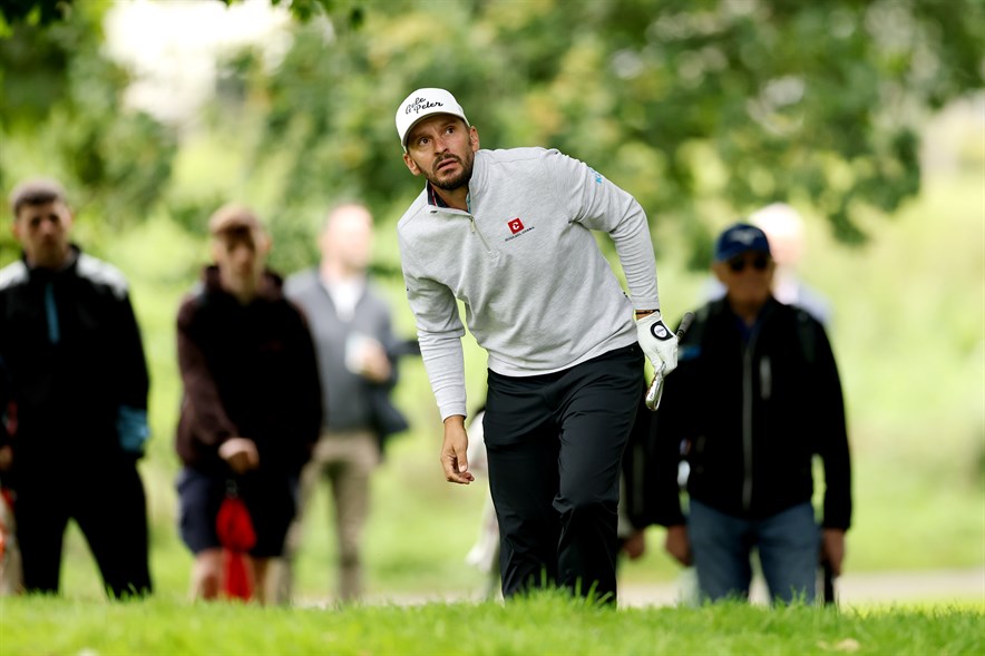 De Nederlandse topgolfer Joost Luiten tijdens het Irish Open op de DP World Tour in 2025