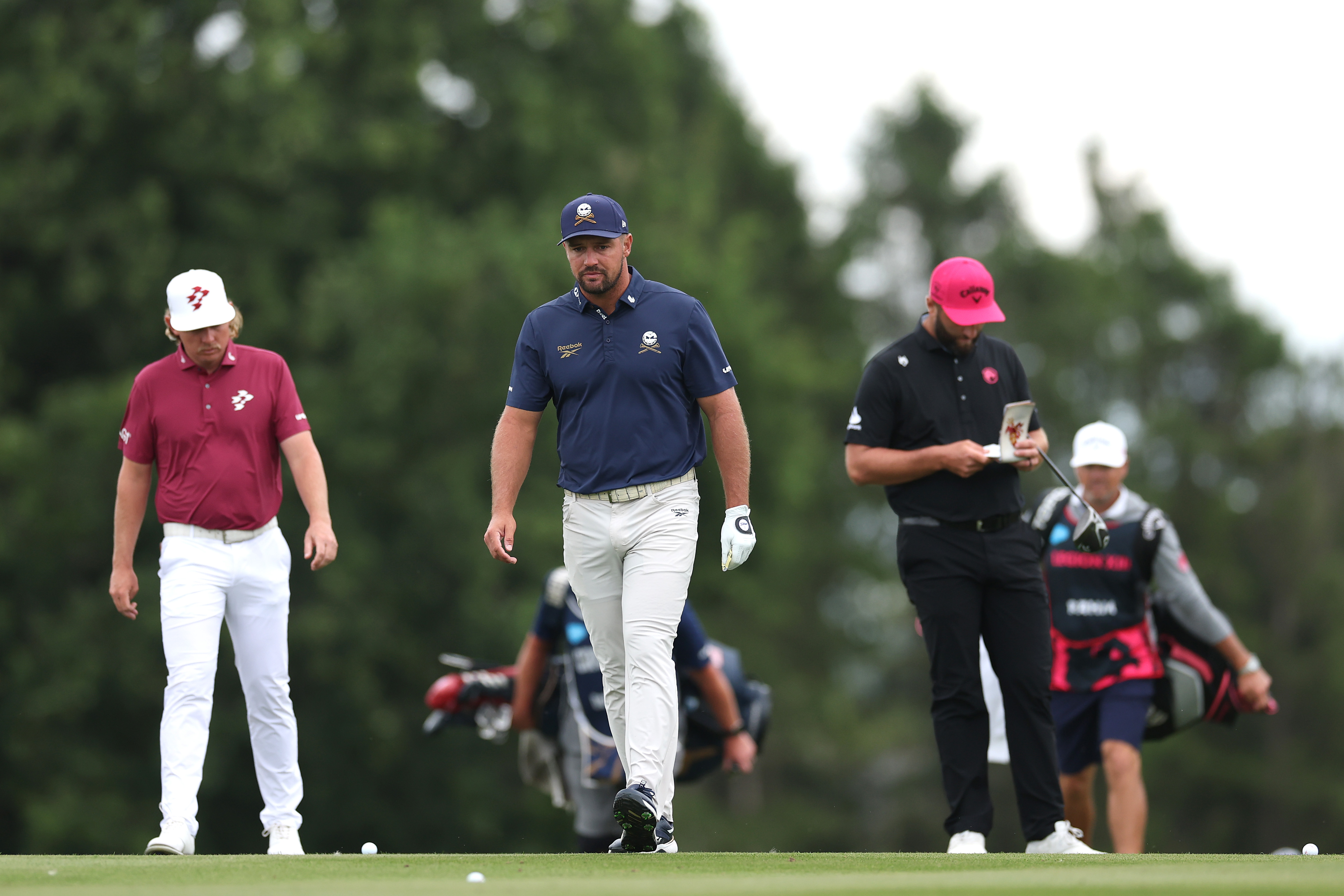 DeChambeau, Smith en Rahm