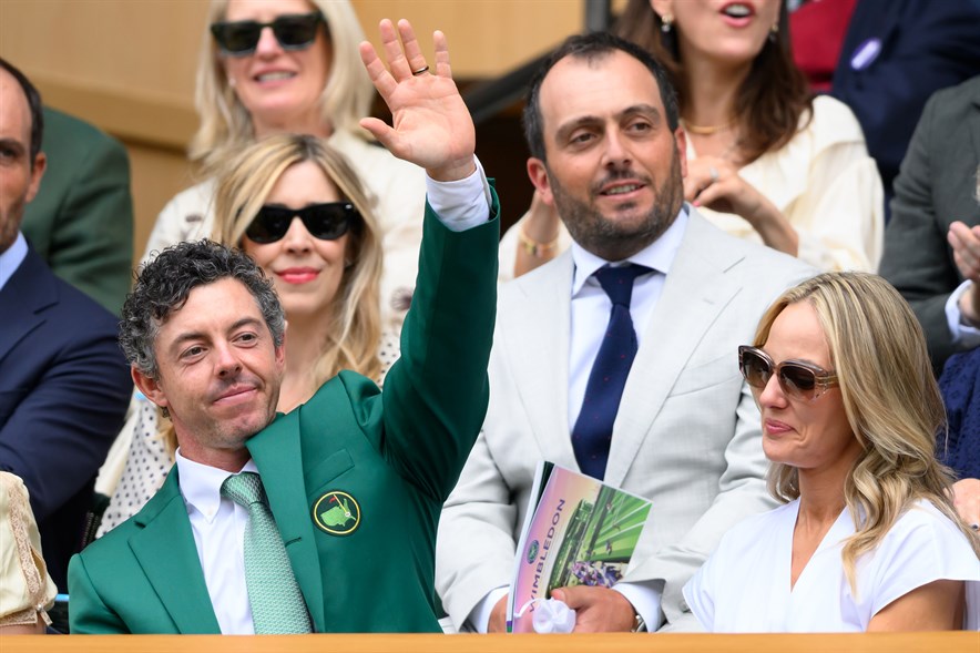 Rory McIlroy op Wimbledon
