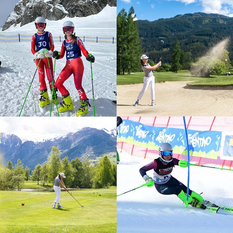 Sophie en Lotte Dekker WK Ski & Golf