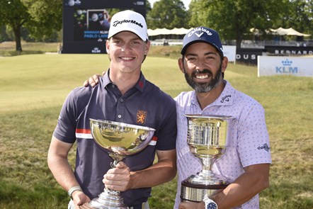 Lars van der Vight en Pablo Larrazabal