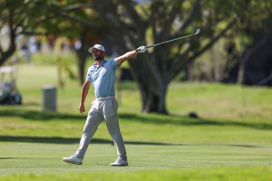 De Nederlandse topgolfer Joost Luiten in actie tijdens het Zuid-Afrikaans Open op Stellenbosch in 2026