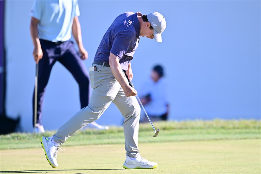 De Engelse topgolfer Matt Fitzpatrick wint het Valspar Championship op de PGA Tour in 2026