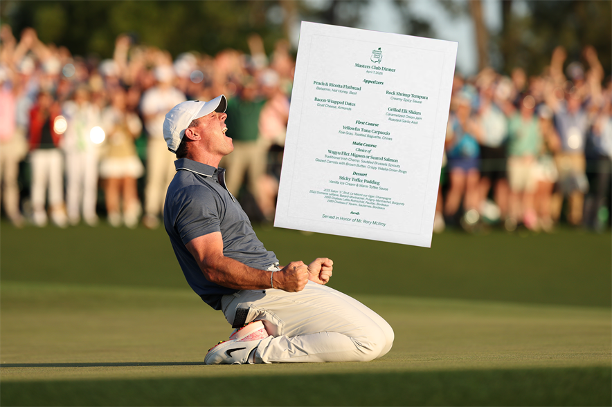 McIlroy presenteert persoonlijk en doordacht menu voor zijn Champions Dinner