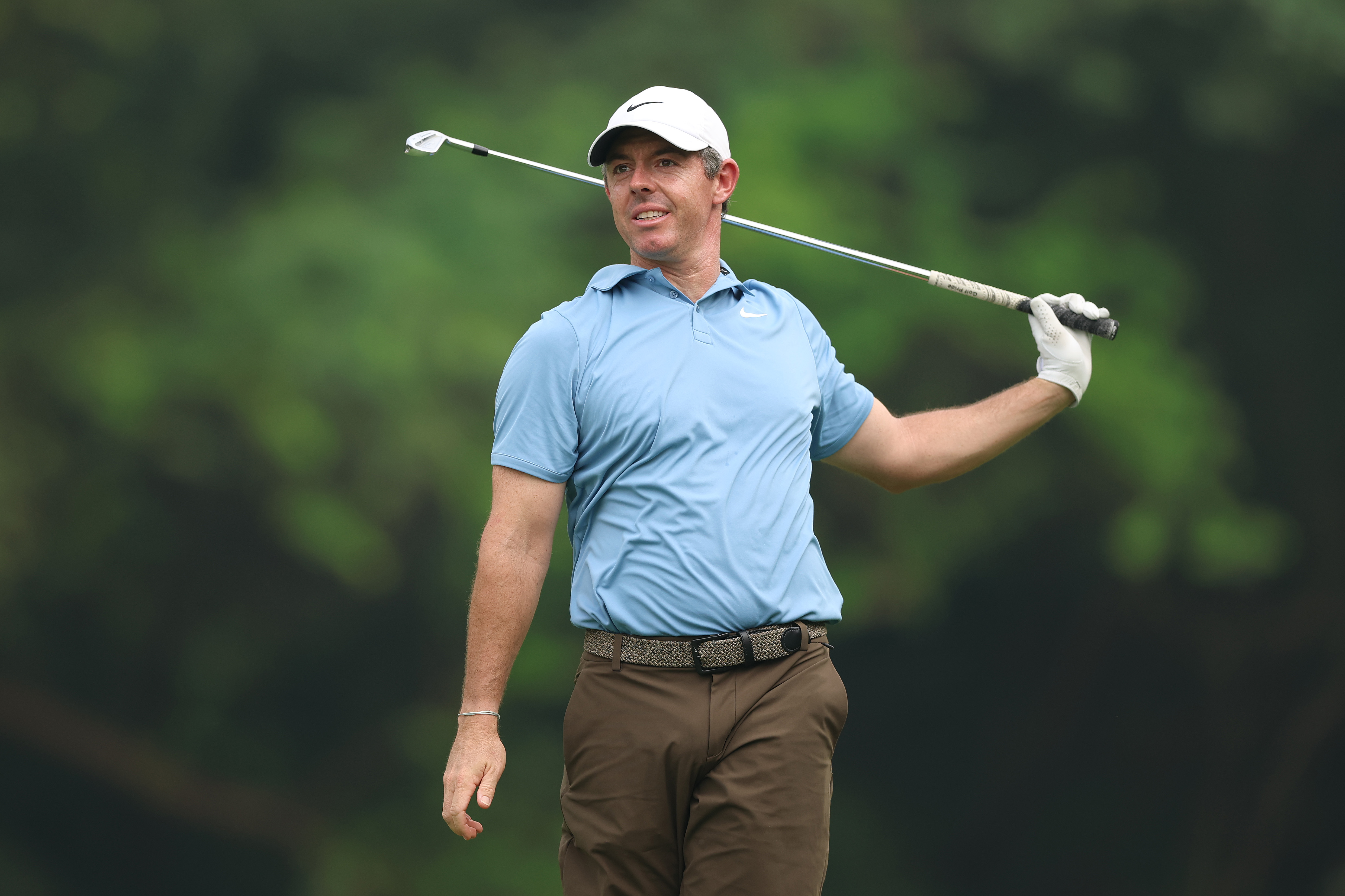 De Noord-Ierse topgolfer Rory McIlroy tijdens het DP World India Championship in 2026