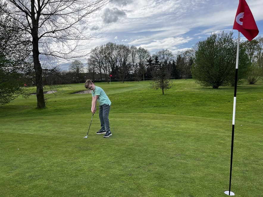 Christian Voet golft elke zondag met zijn vader en oom