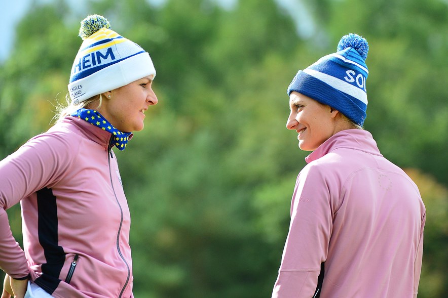 Anne van Dam en Anna Nordqvist - 2019 Gleneagles