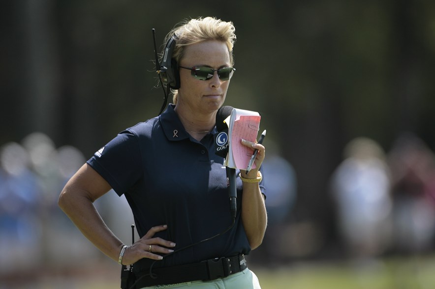 Dottie Pepper commentator 2007 Solheim Cup Halmstadt