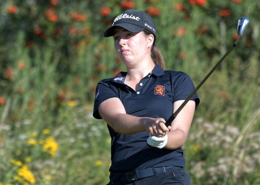De Nederlandse topamateur Lauren Holmey golfster
