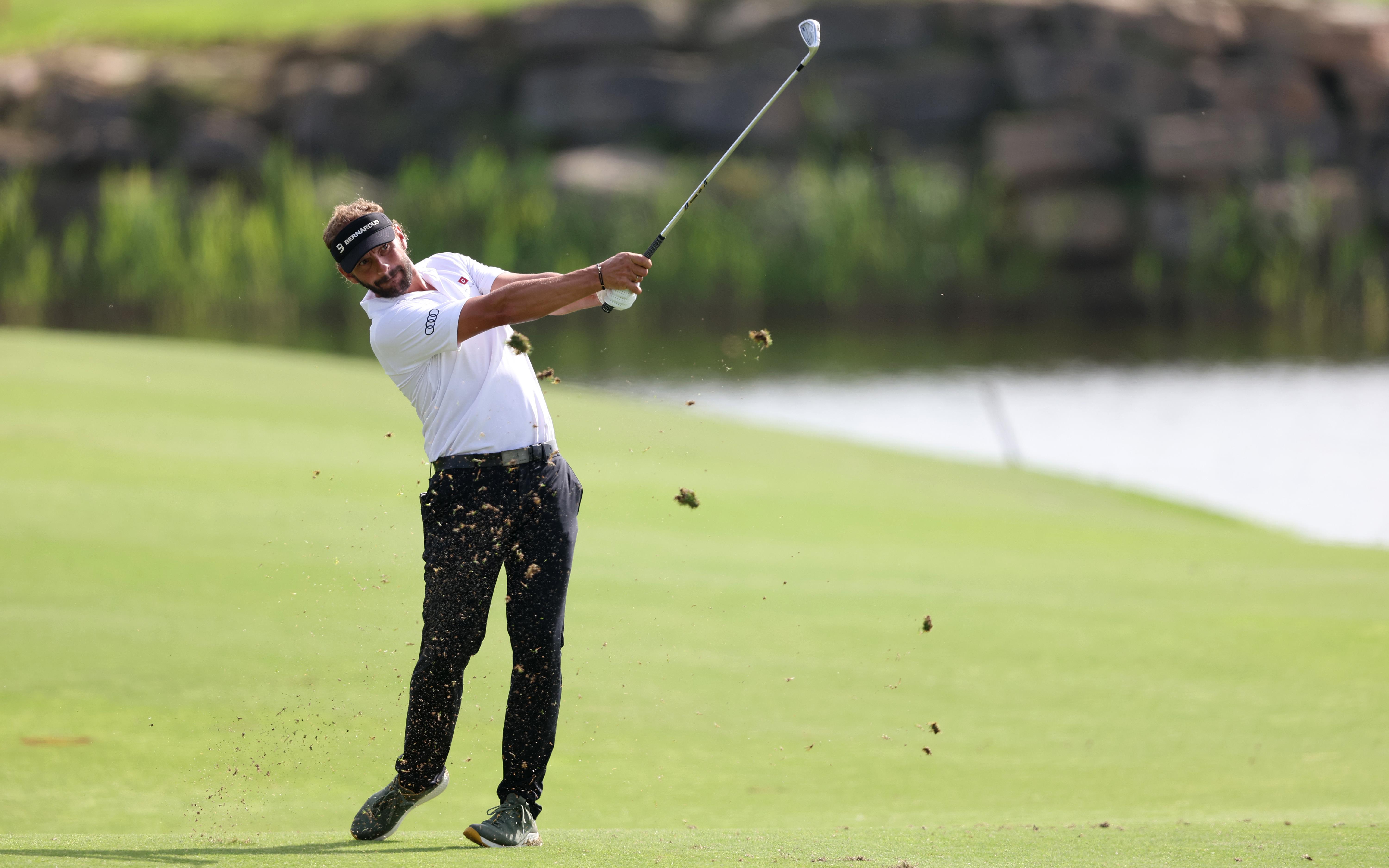 De Nederlandse topgolfer Joost Luiten tijdens het Portugal Masters in 2022