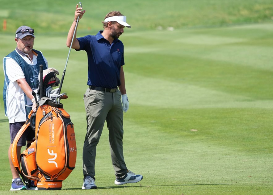De Nederlandse topgolfer Joost Luiten tijdens het Italiaans Open van 2023