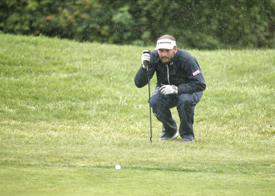 Joost Luiten in de regen derde ronde Oostenrijks Open