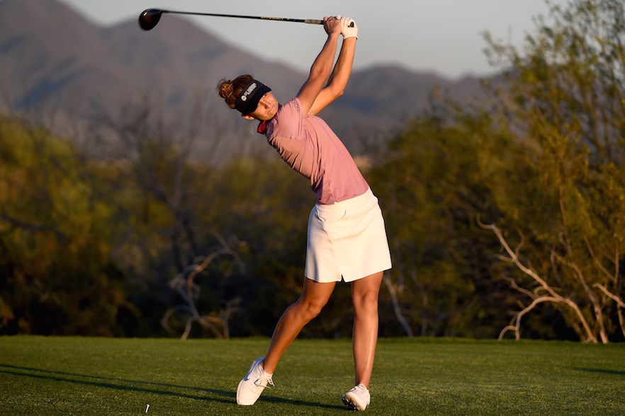 De Nederlandse topgolfster Anne van Dam