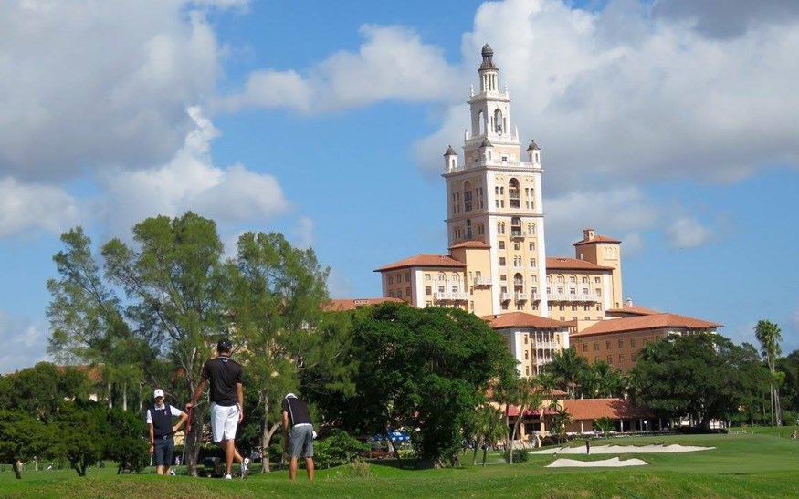 De Junior Orange Bowl op de Biltmore Golf Course in Miami