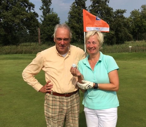 Marieke Hardeman maakte dinsdag een hole-in-one op de 16de van Groene Ster