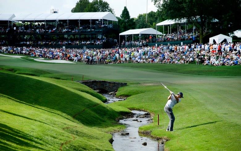Rory McIlroy op Quail Hollow in 2015 in het Wells Fargo Championship