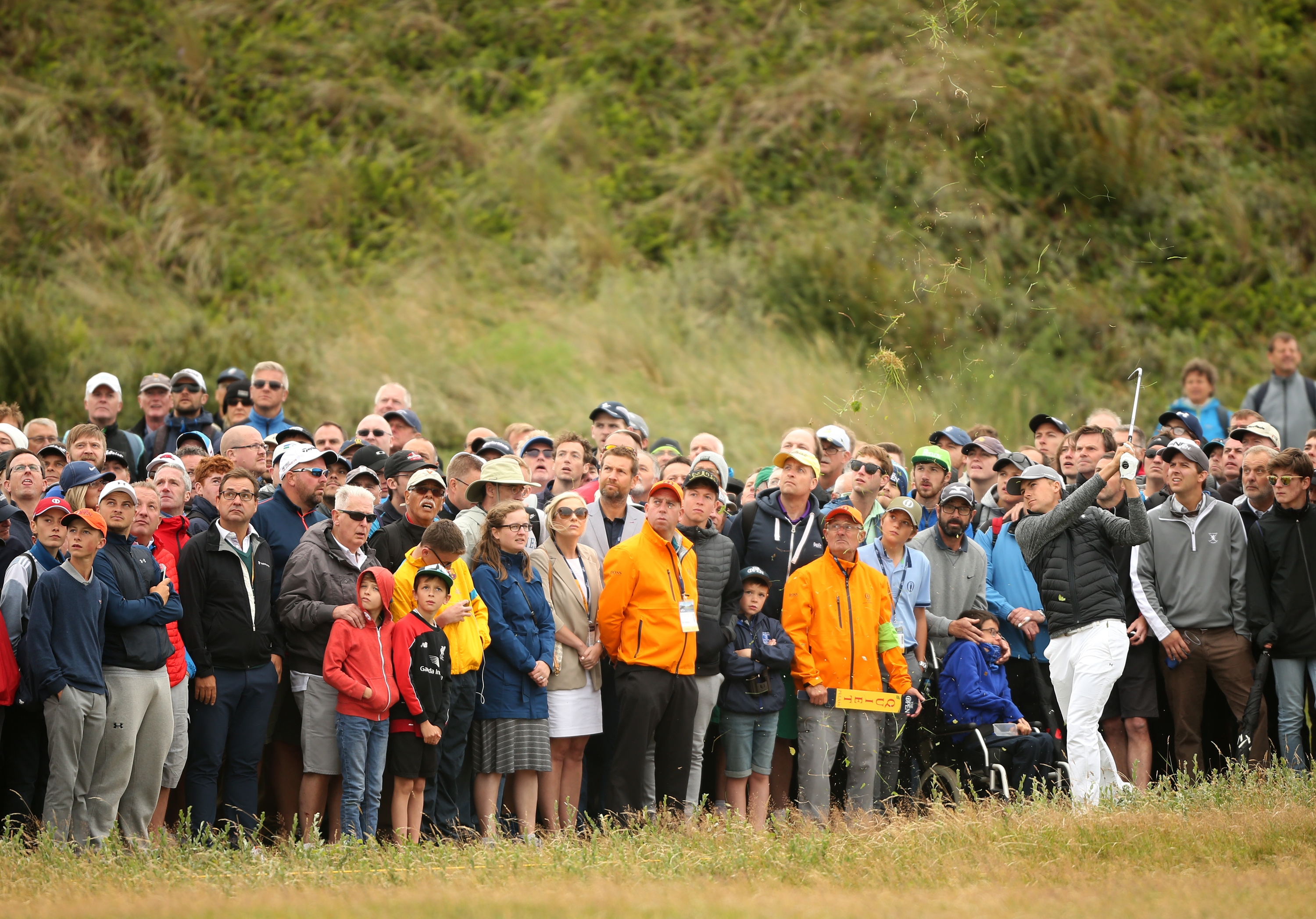 Jordan Spieth in de eerste ronde