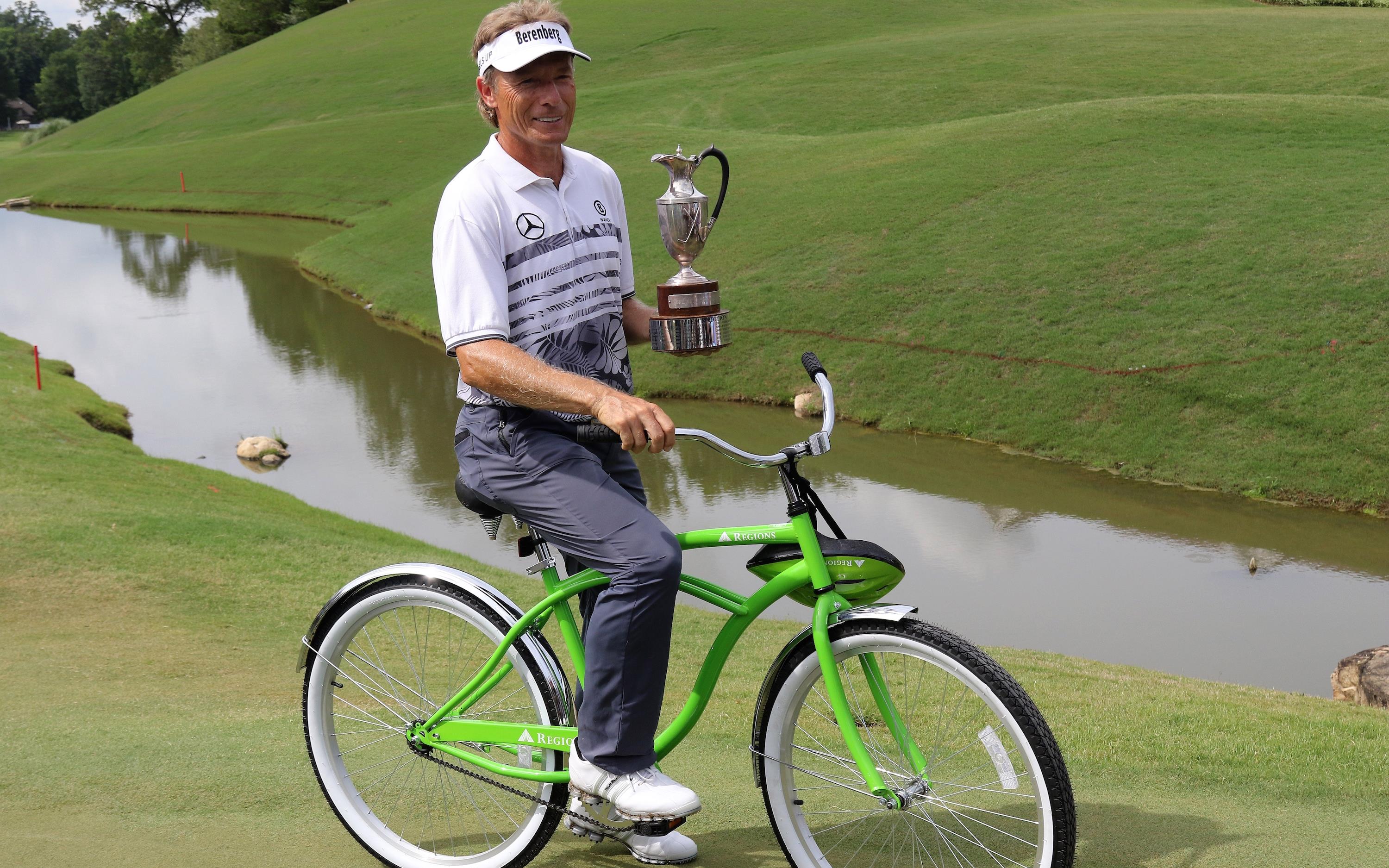 Bernhard Langer na zijn zege in mei in de Regions Tradition