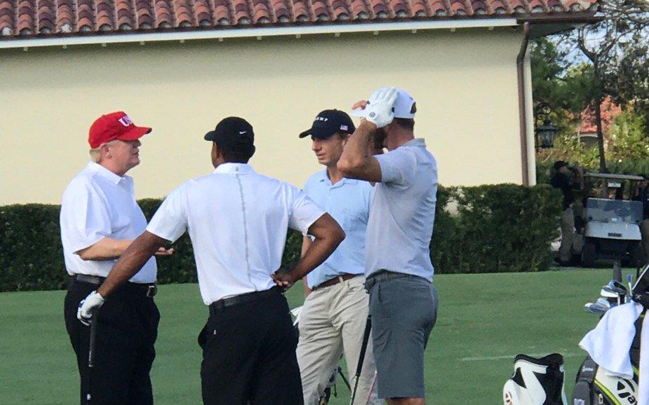 Donald Trump Tiger Woods