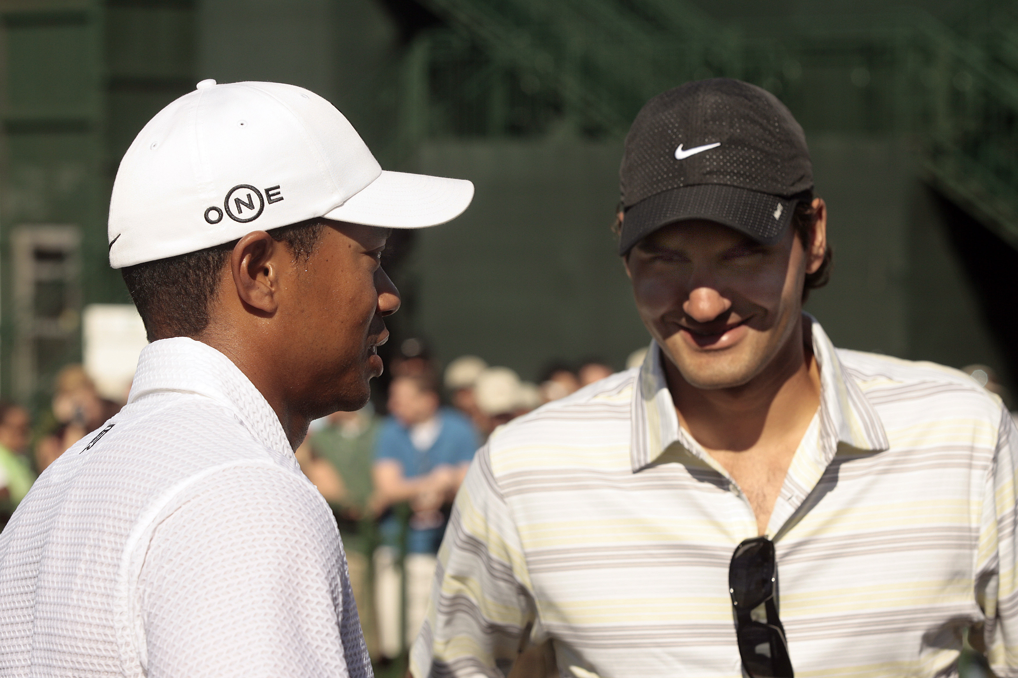 Tiger Woods en Roger Federer in 2007