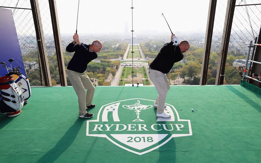 Ryder Cup 2018 Parijs Eiffeltoren Furyk Bjorn captain