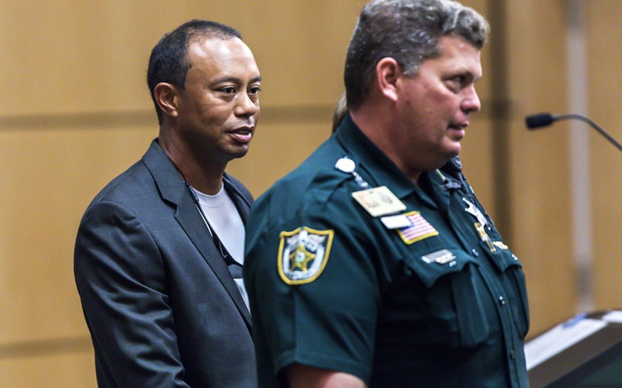 Tiger Woods in de rechtbank