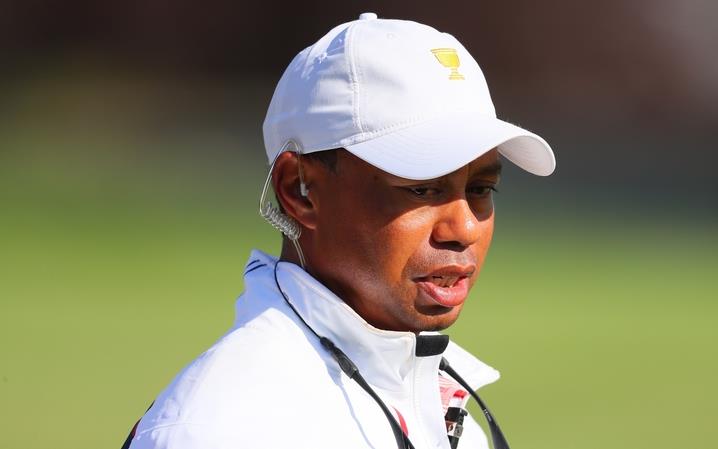 Tiger Woods als vice-captain in de Presidents Cup