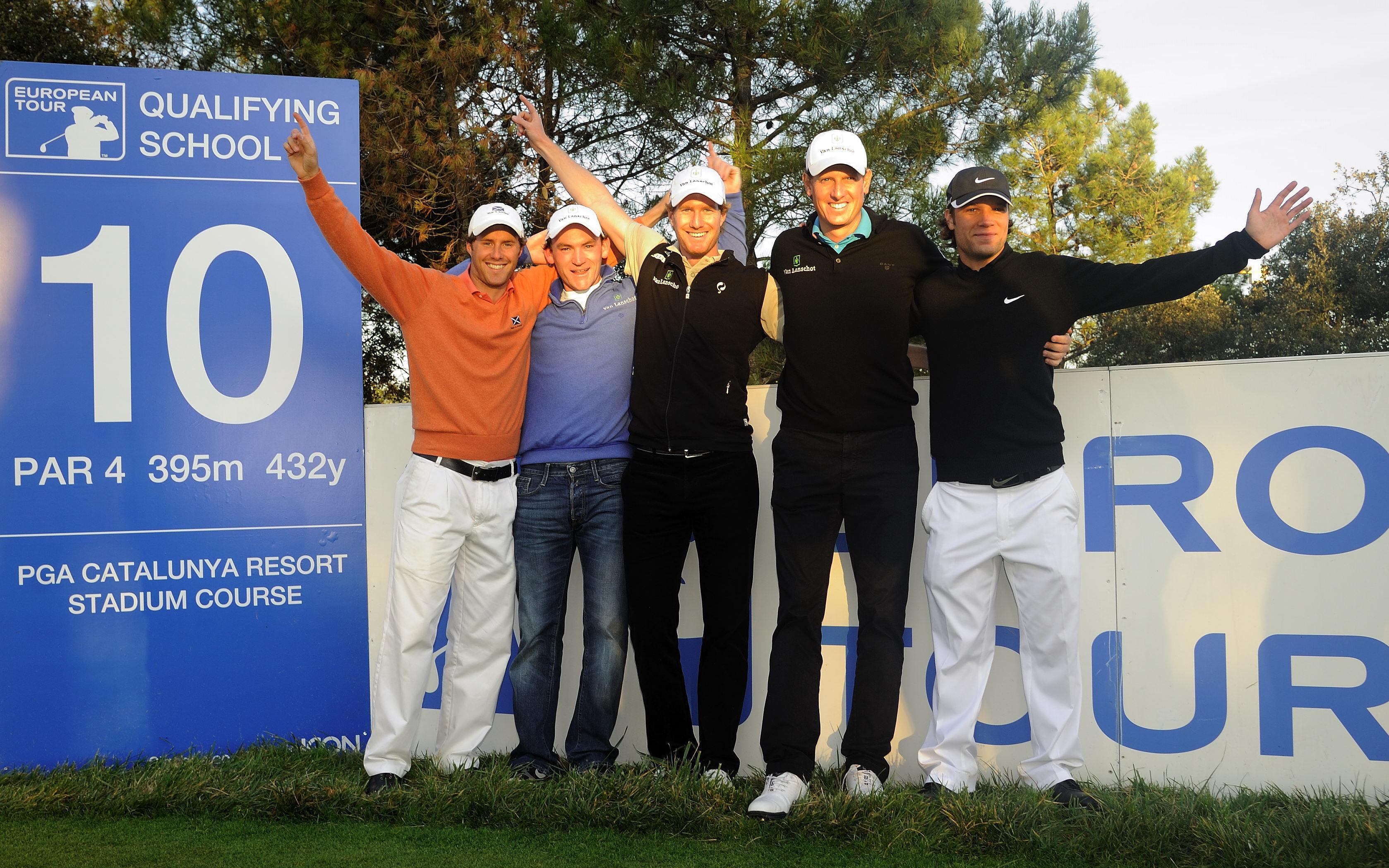 Final Qualifying Stage 2011: Reinier Saxton, Tim Sluiter, Wil Besseling, Maarten Lafeber and Taco Remkes.