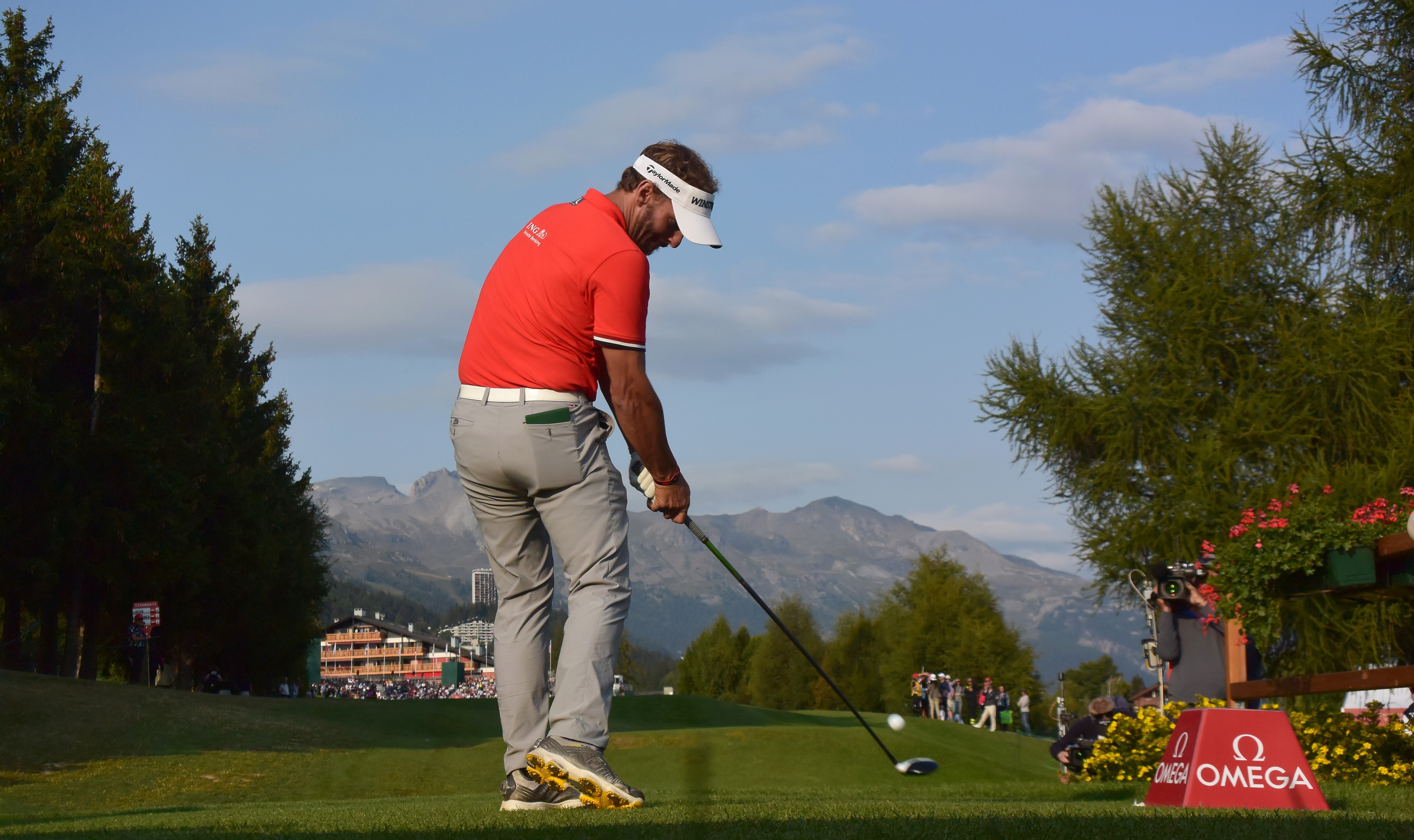 Joost Luiten op Crans-Sur-Sierre Golf Club