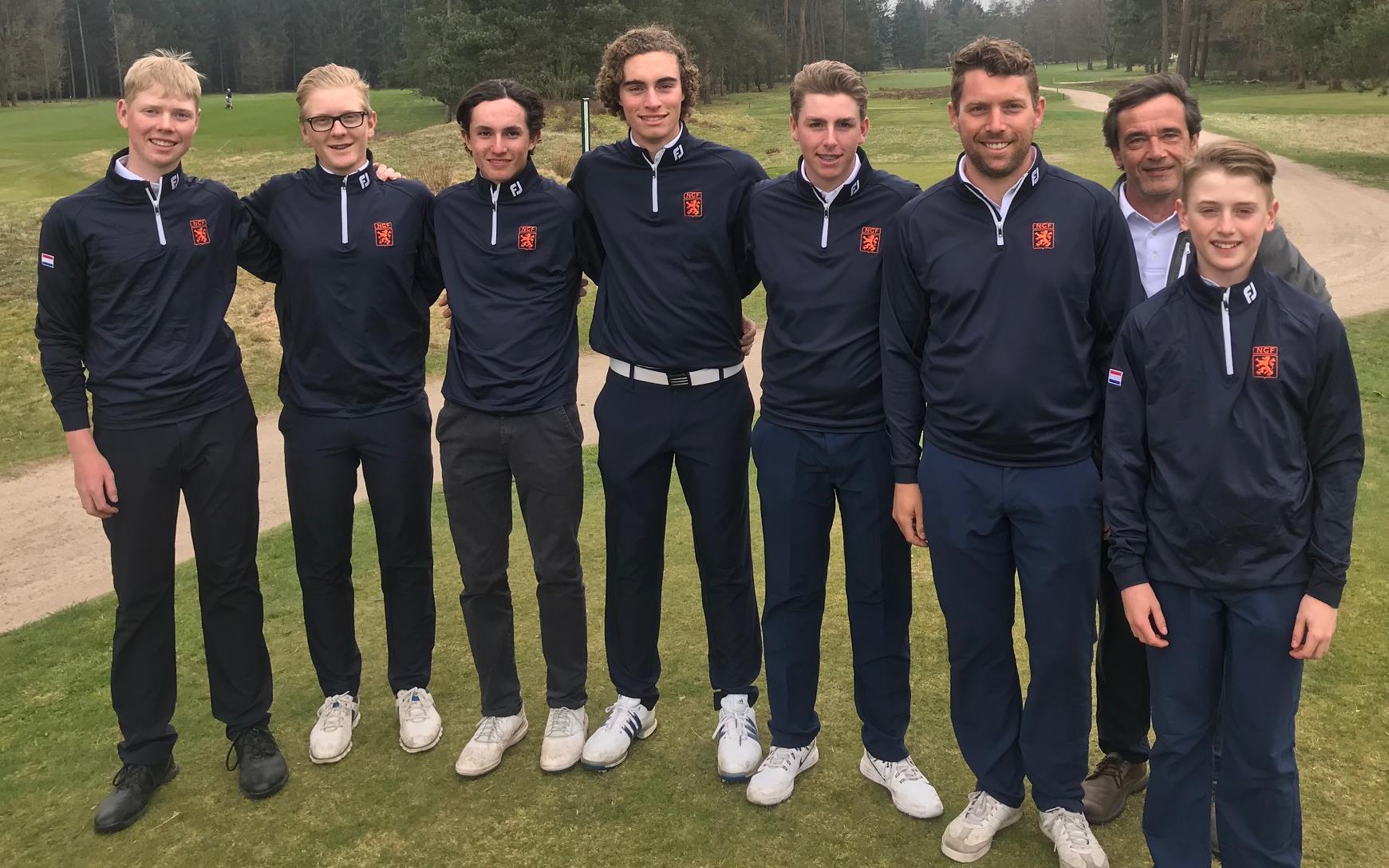 Het Nederlands team in het Vierlanden toernooi